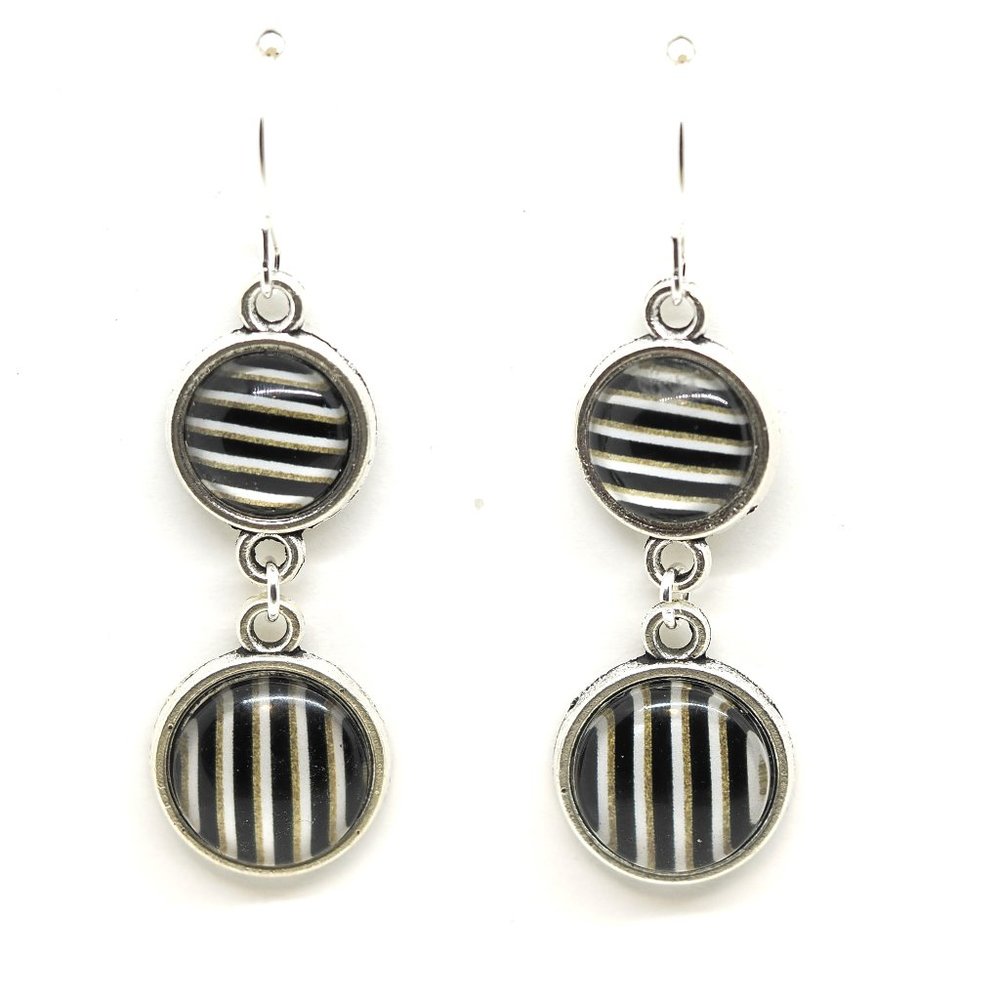 Unmatched Stripe Earrings